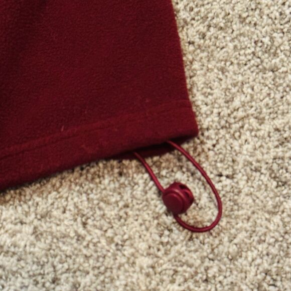 Men’s Faded Glory Fleece 1/4 Zip Pullover Sweatshirt Size XL Maroon - Picture 6 of 7
